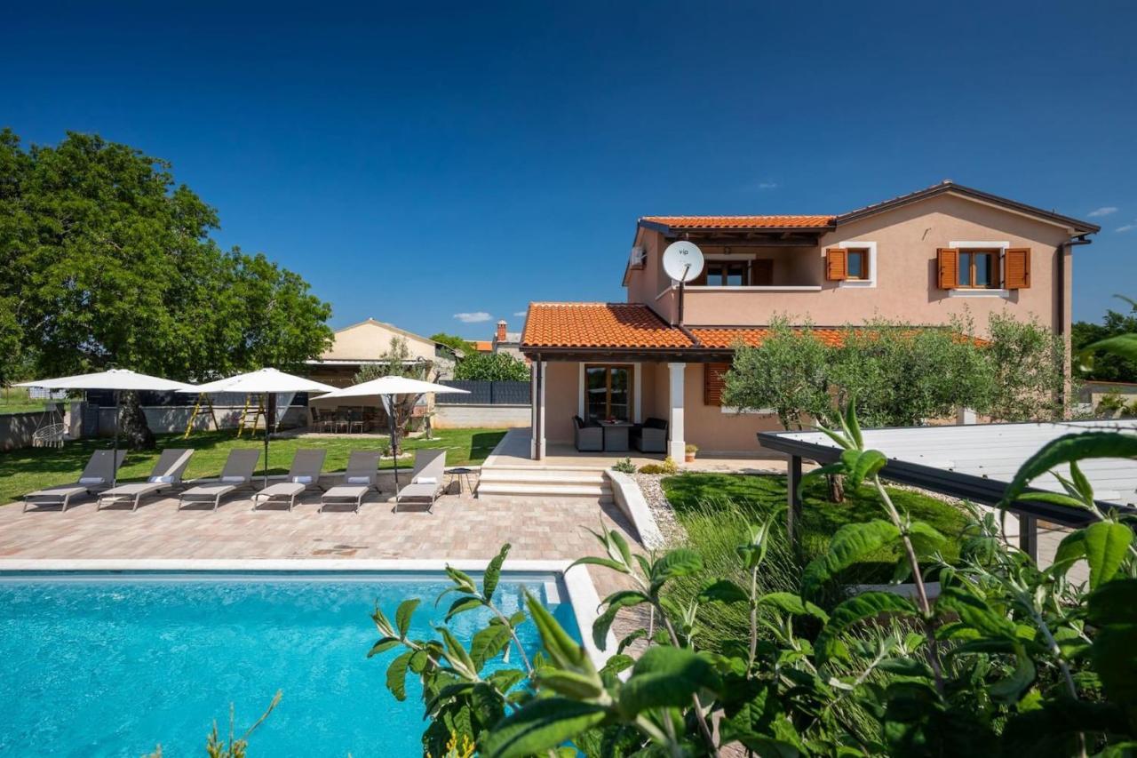 Activity Villa Gita With Pool And Grill In Tinjan Екстериор снимка